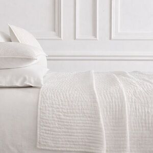 Reversible White Textured King Comforter